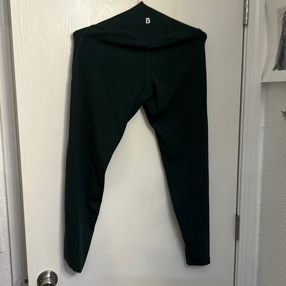 XL BuffBunny Forest green leggings EUC